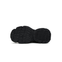 Women's Black Retro Platform Sneakers – Star Detail